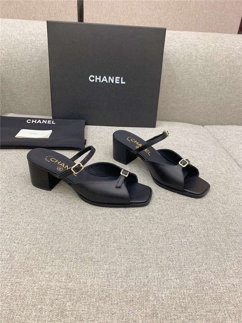 Chanel summer new high heel slippers - Sneaker Replica Workshop