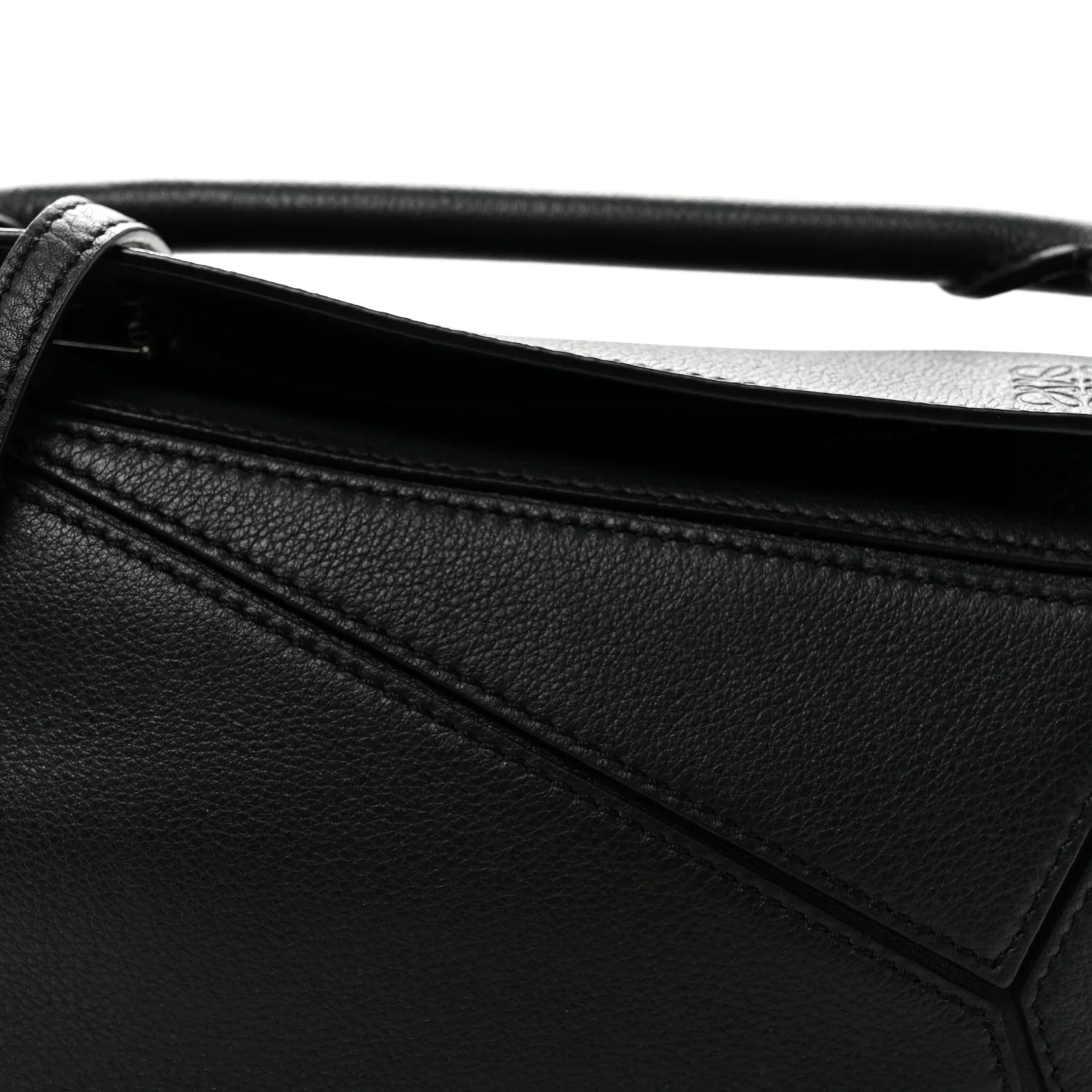 Calfskin Mini Puzzle Bag Black - Top Club