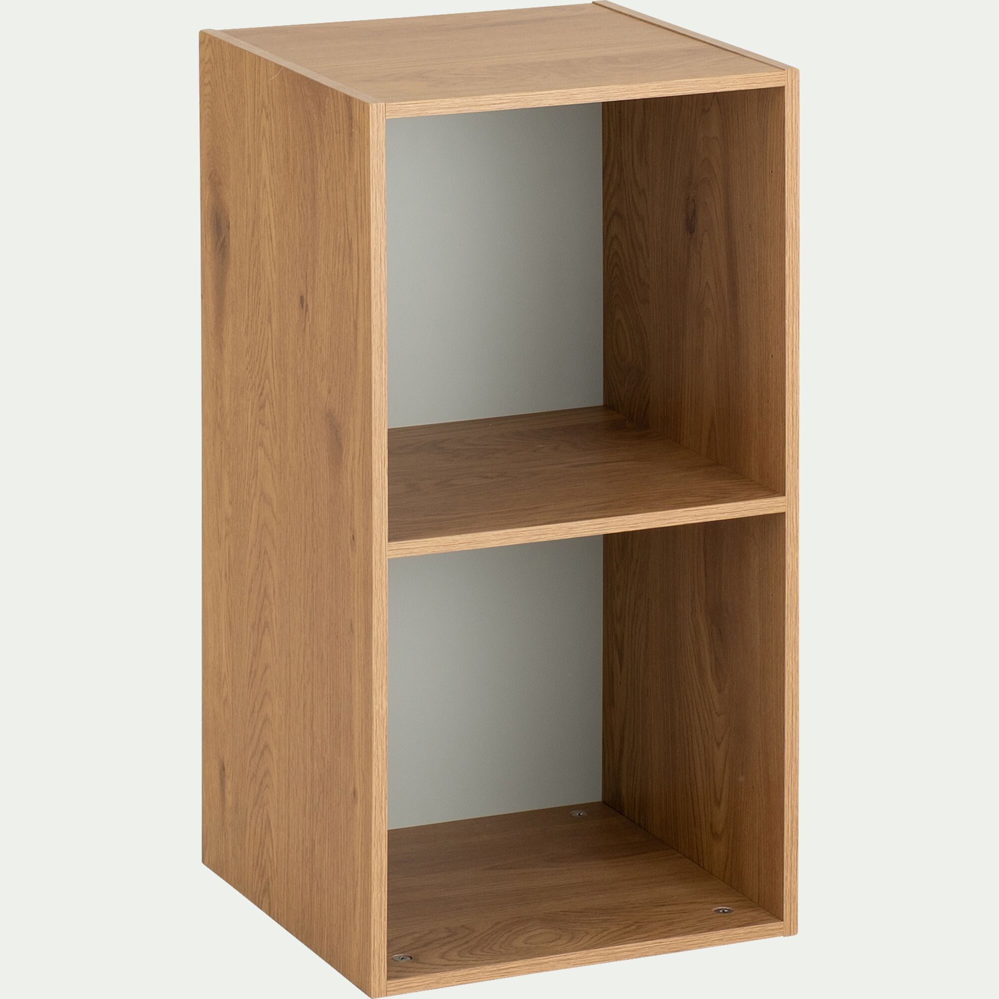 CAZ - Etagère 2 cases en bois - bois clair