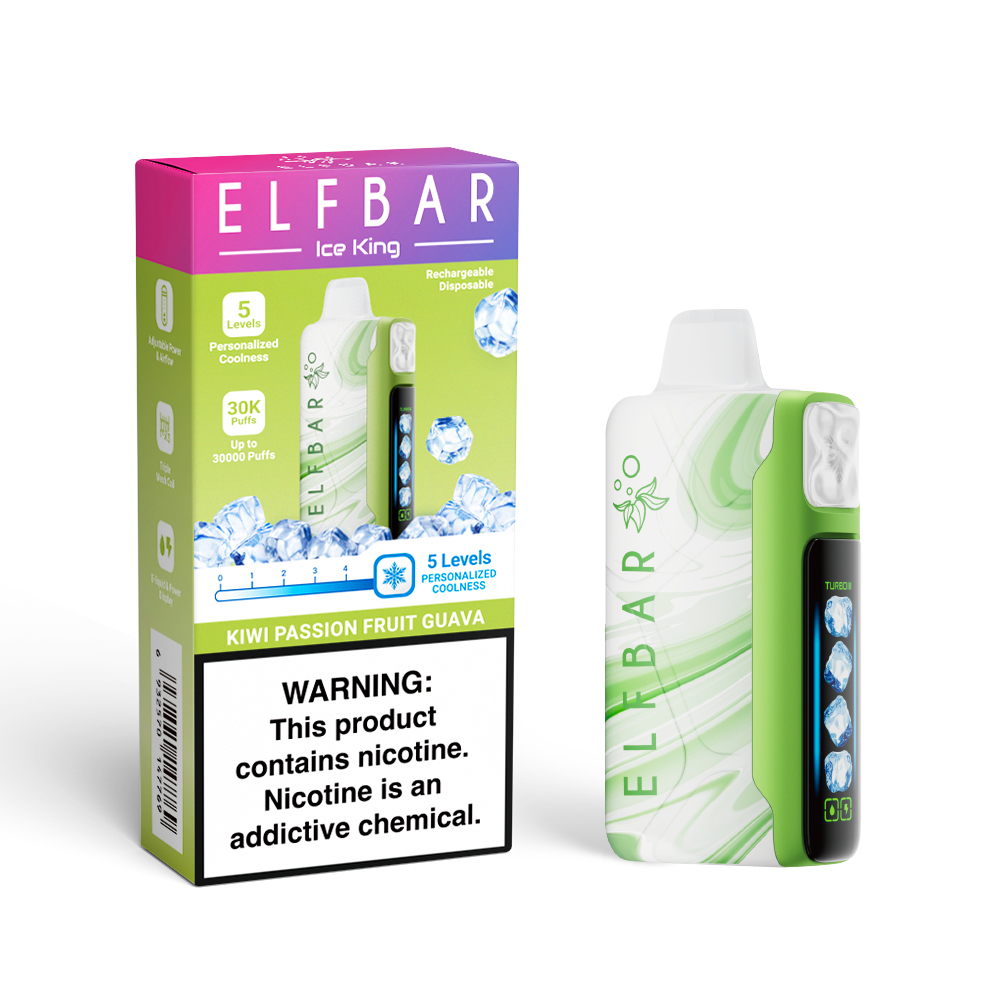 ELF BAR ICE KING 30K ładowalny jednorazowy e-papieros (wszystkie smaki)