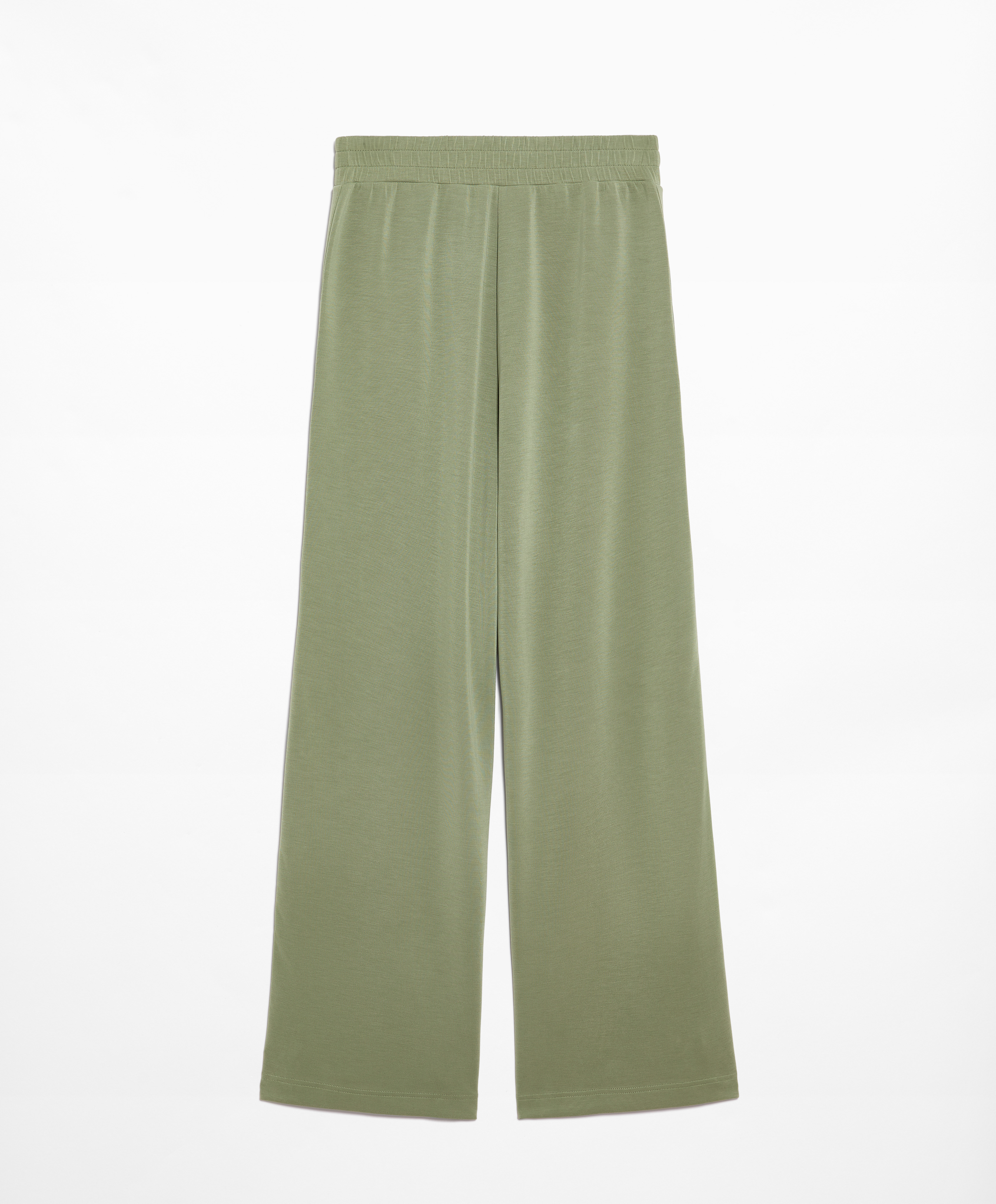 OYSHO Soft-touch wide, straight-leg trousers with modal and buttons