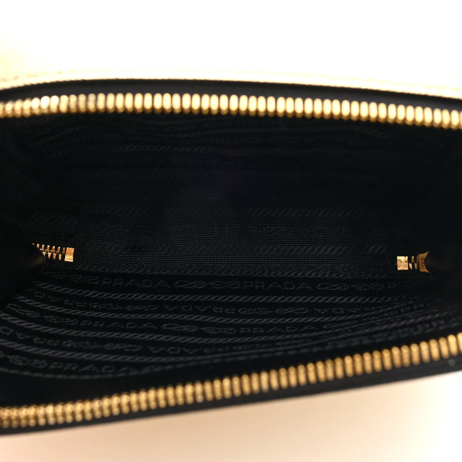 Saffiano Travel Small Brique Crossbody Bag Platino - Top Club
