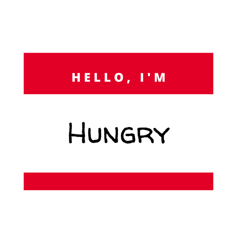 Stickerset Hello I'm hungry