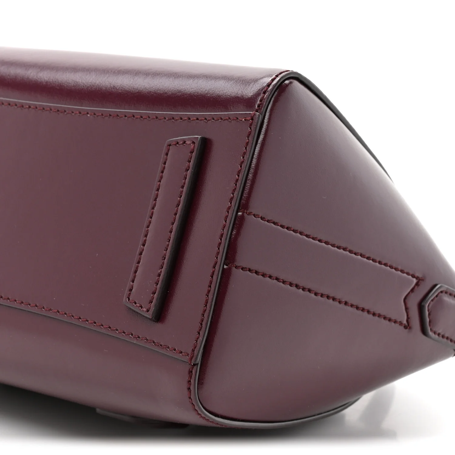 Box Calfskin Mini Lock Antigona Oxblood Red - Top Club