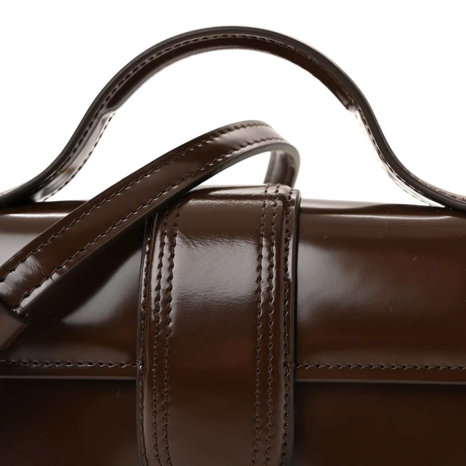 Smooth Calfskin Le Bambino Dark Brown - Top Club