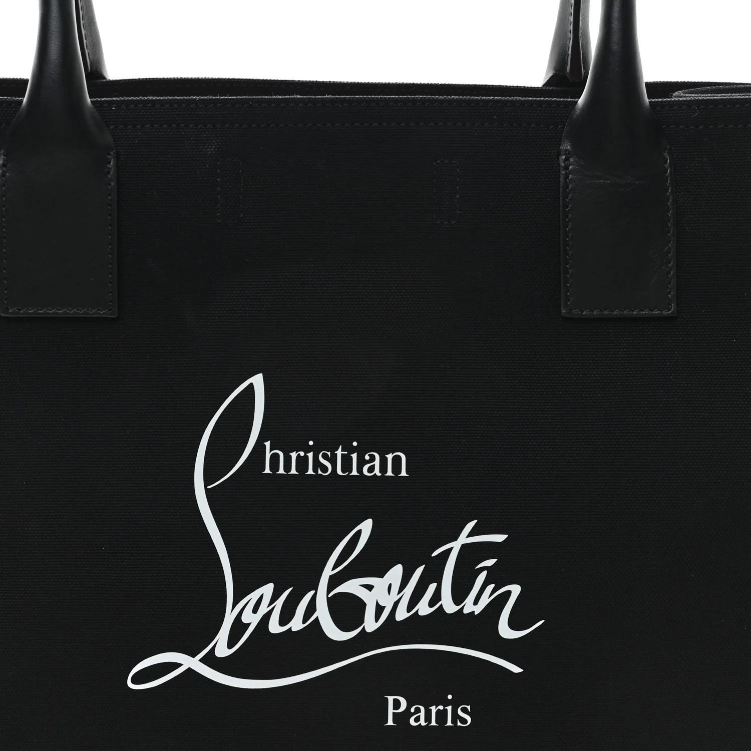 Canvas Nastroloubi Large Tote Black - Top Club