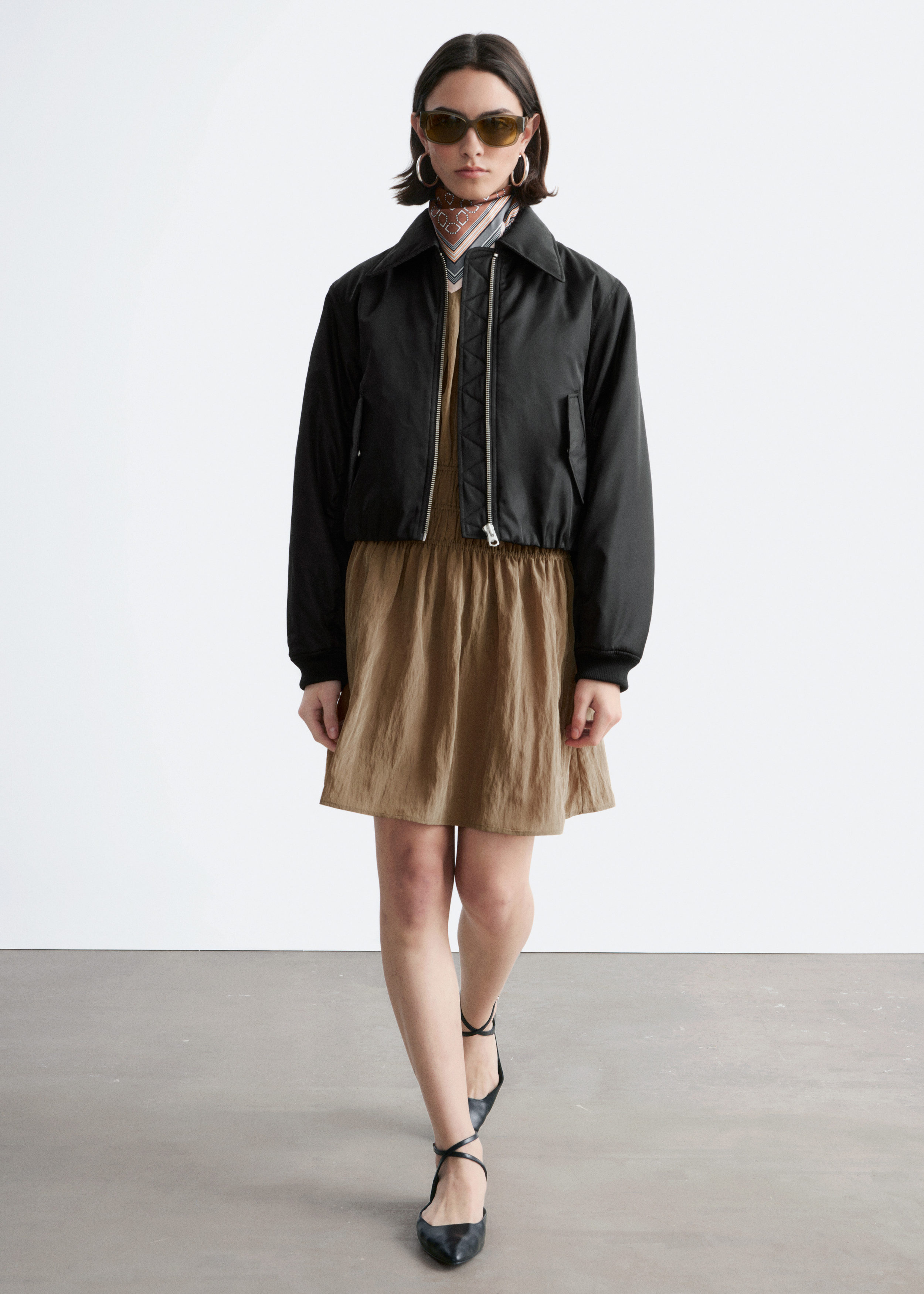 & Other Stories CROPPED BOMBER JACKET