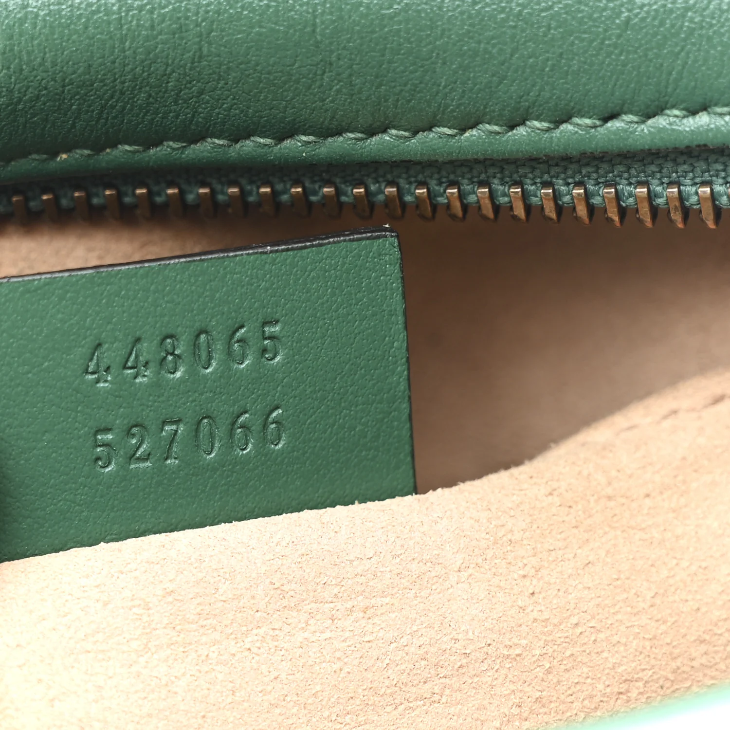 Calfskin Matelasse Small GG Marmont Chain Shoulder Bag Emerald Green - Top Club