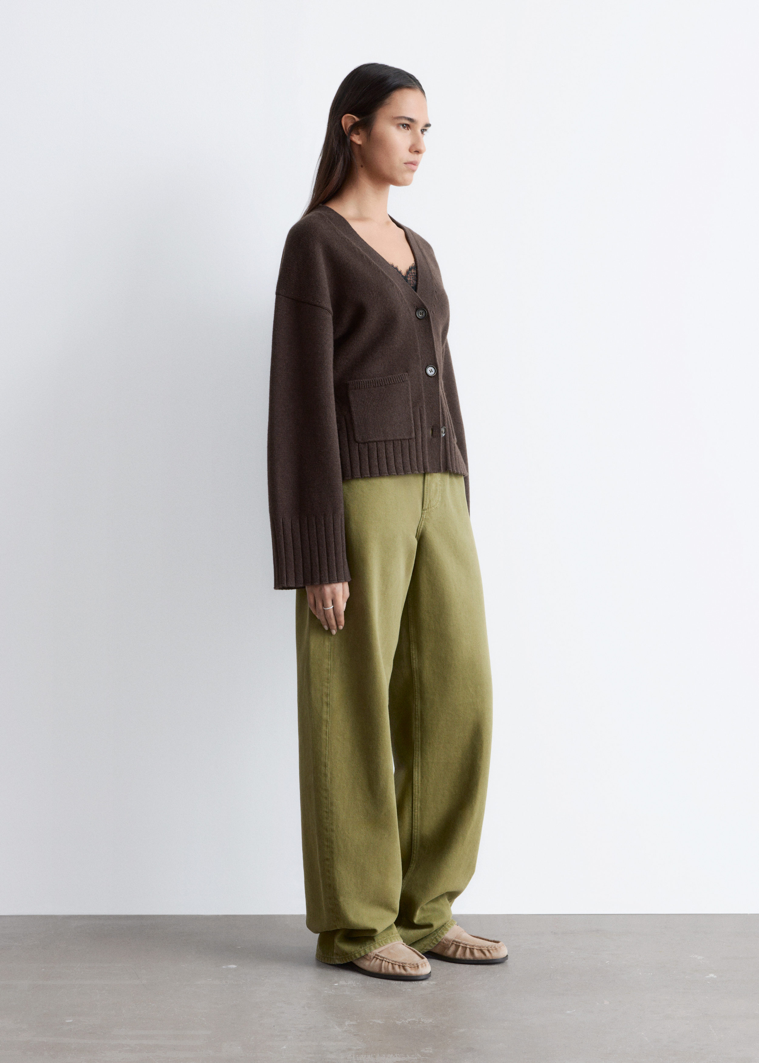 & Other Stories TAPERED KNIT CARDIGAN