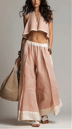 Women's Casual Elegant Solid Color Sleeveless V-Neck Suit - Nordfashionstorm - Women's Clothing, Fashion for You - Nordfashionstorm.com