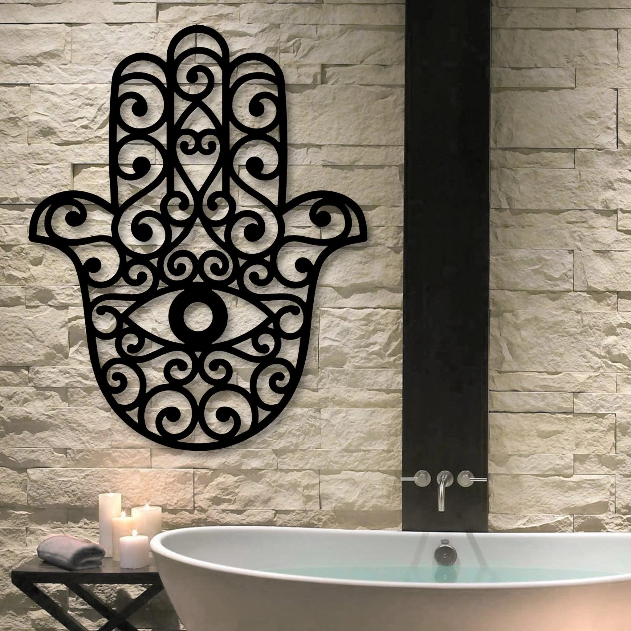 Hamsa Wall Art - Alvarez Pro Painting LLC