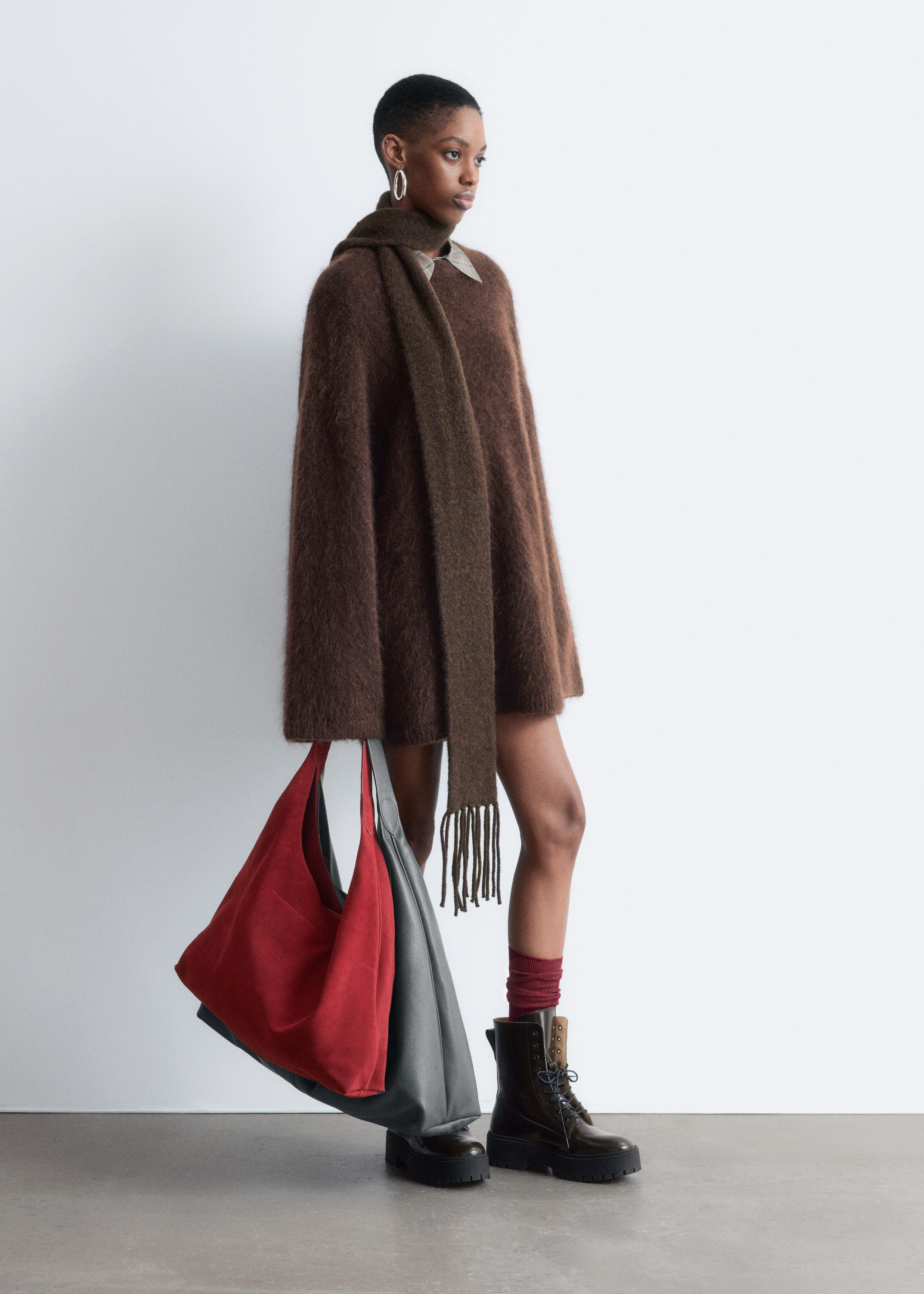 & Other Stories OVERSIZED MOHAIR-BLEND SWEATER
