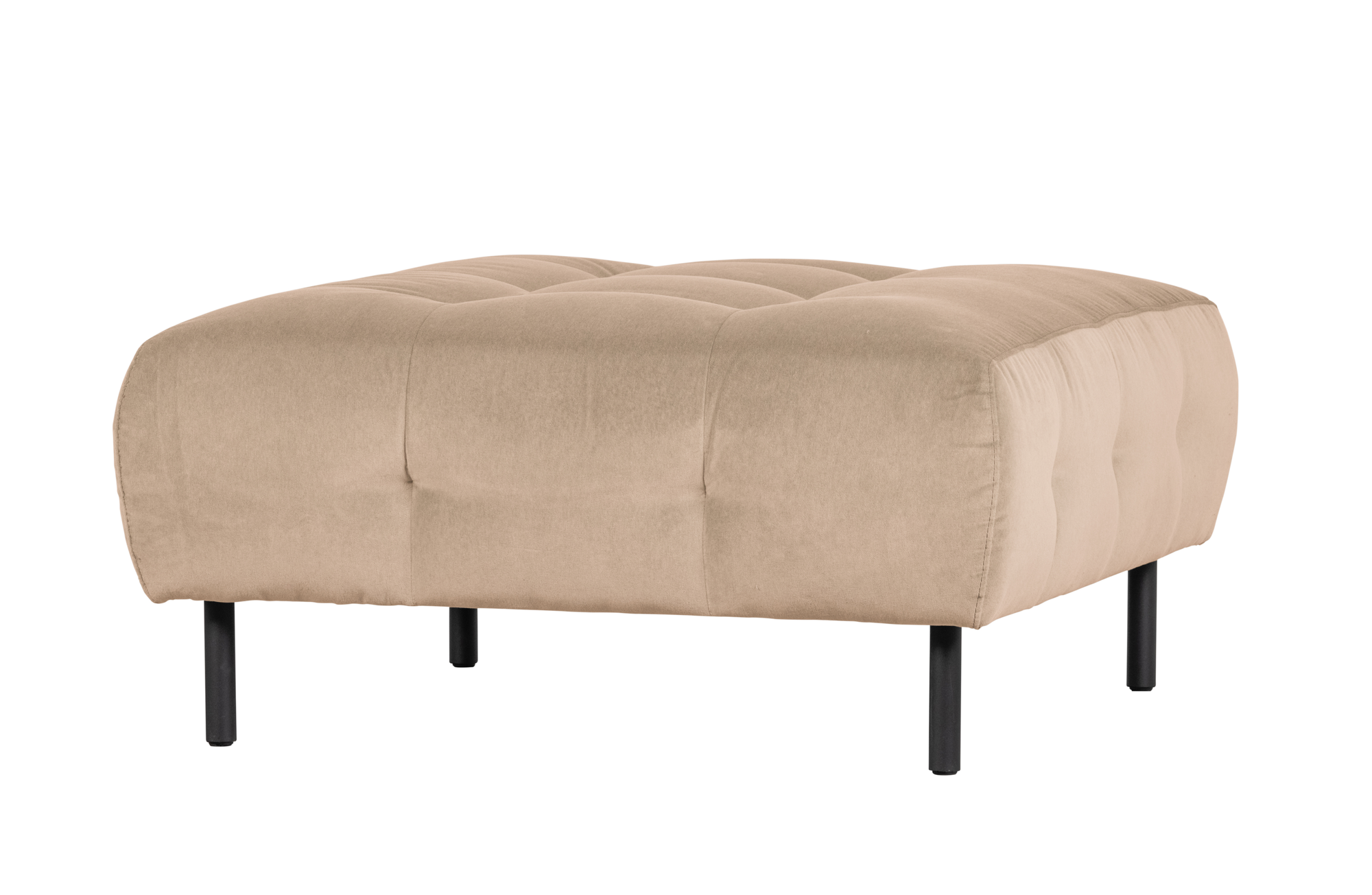 WOOOD Exclusive hocker Lloyd gewassen fluweel Hocker Lloyd gewassen fluweel - Sea Salt