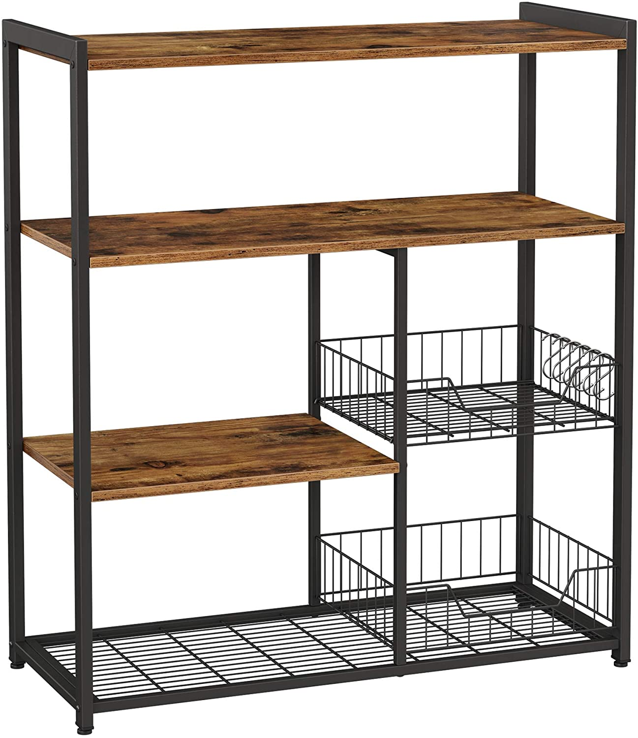 Indusign Keukenplank met 2 manden, bakkersplank en haken Keukenplank met 2 manden, bakkersplank en haken Indusign #1