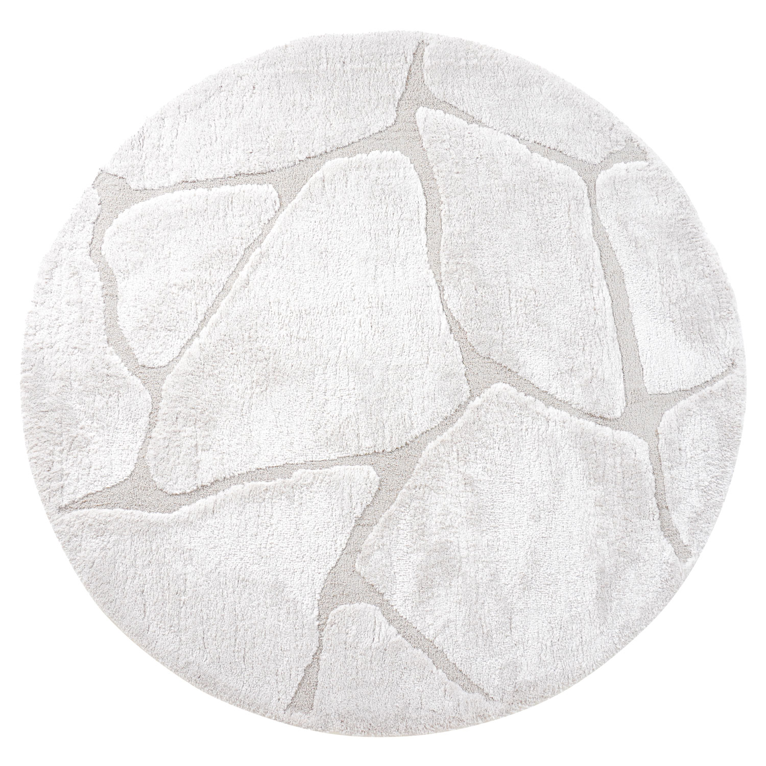 Vloerkleed Macy Ø160 cm cream
