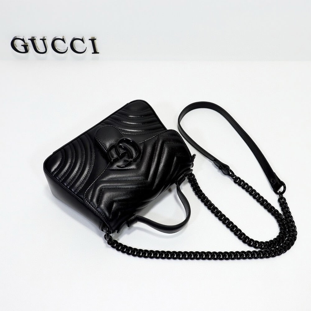 GG MARMONT MINI TOP HANDLE BAG - Top Club