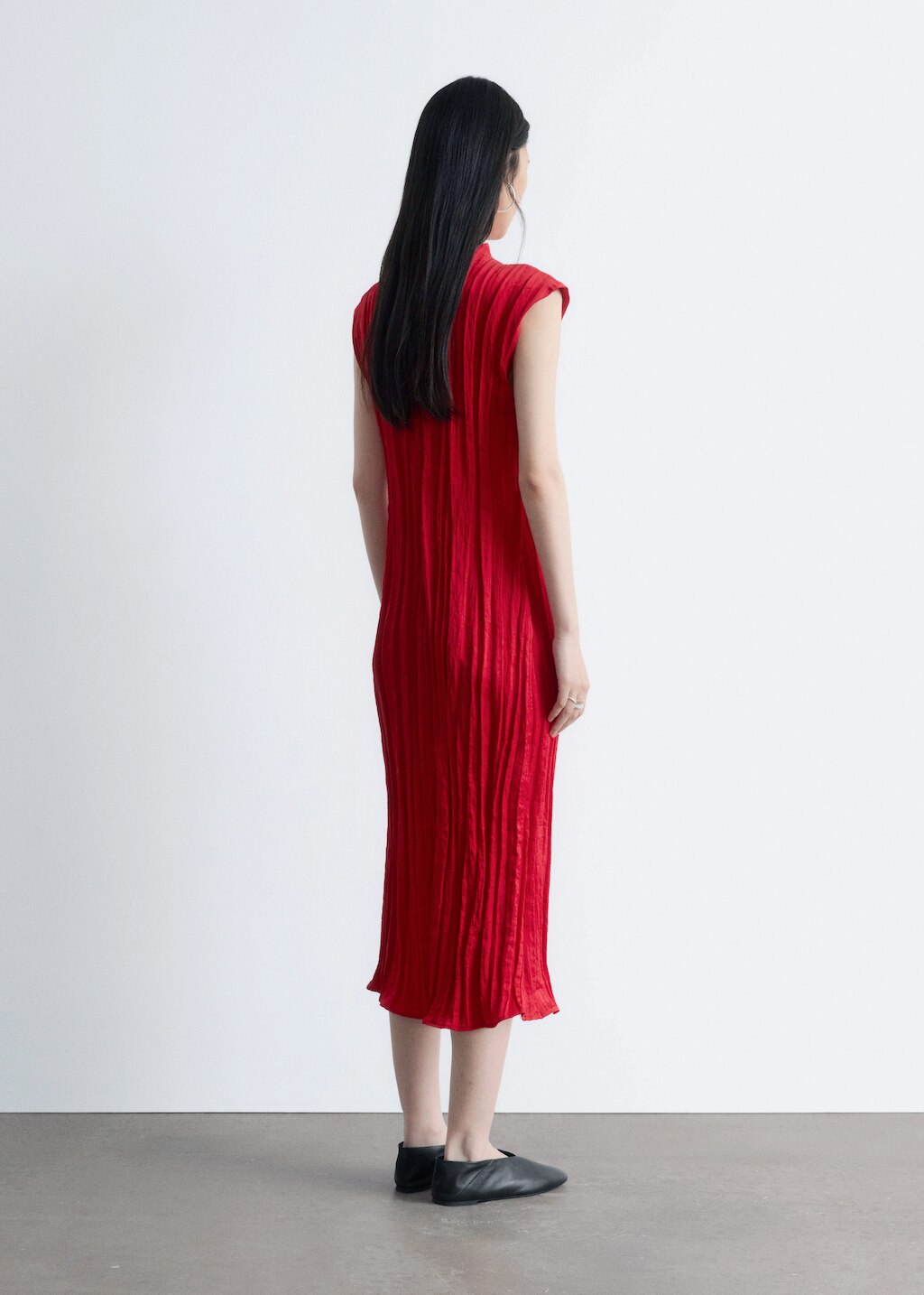 & Other Stories CRÊPE MIDI DRESS