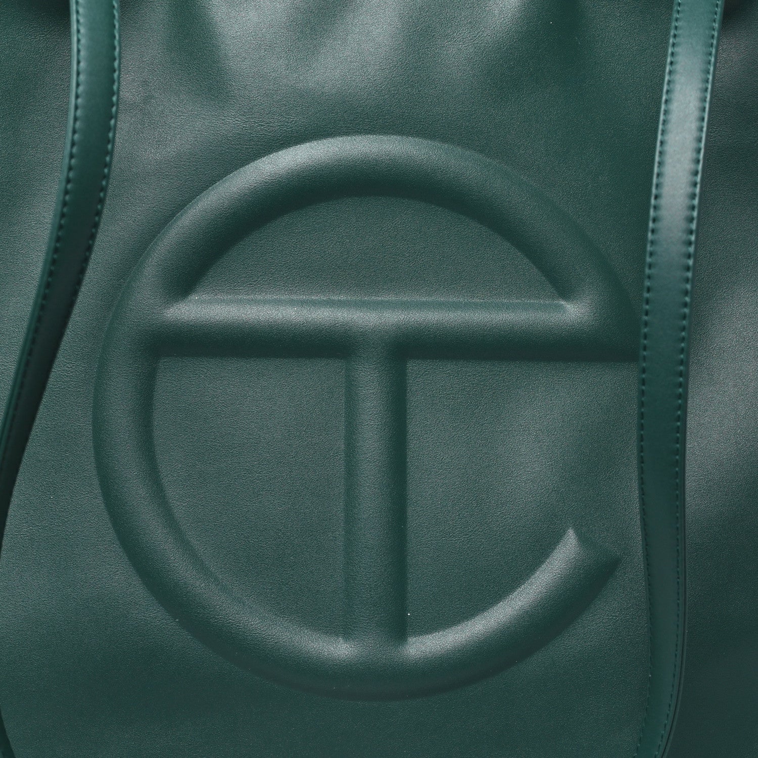 Vegan Leather Large Shopping Bag Dark Olive - Top Club