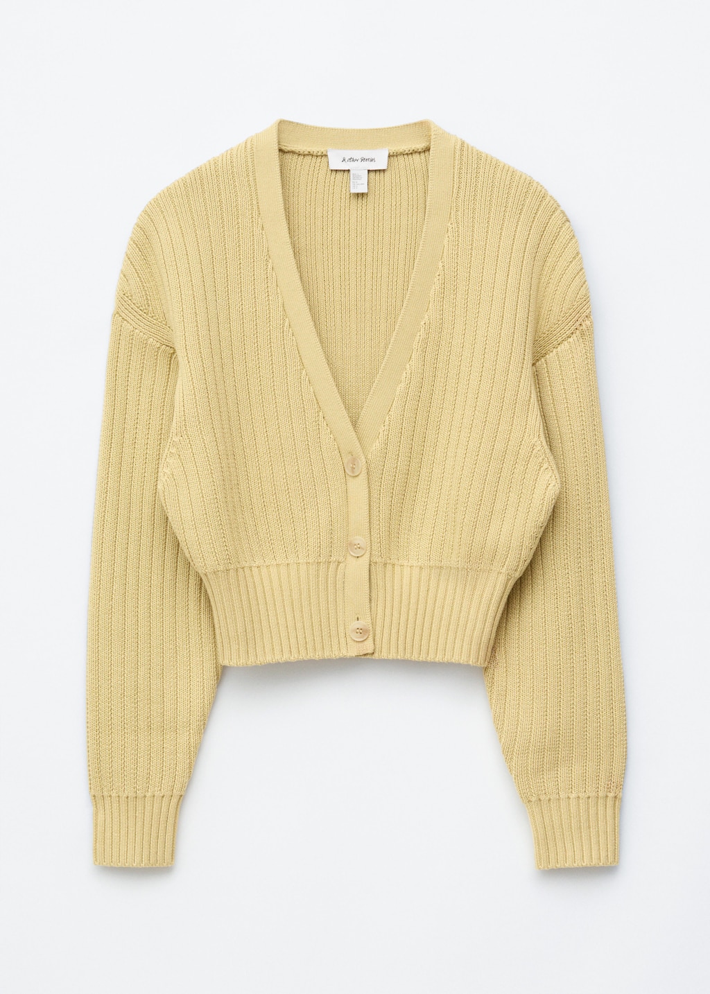 & Other Stories RIB-KNIT COTTON CARDIGAN