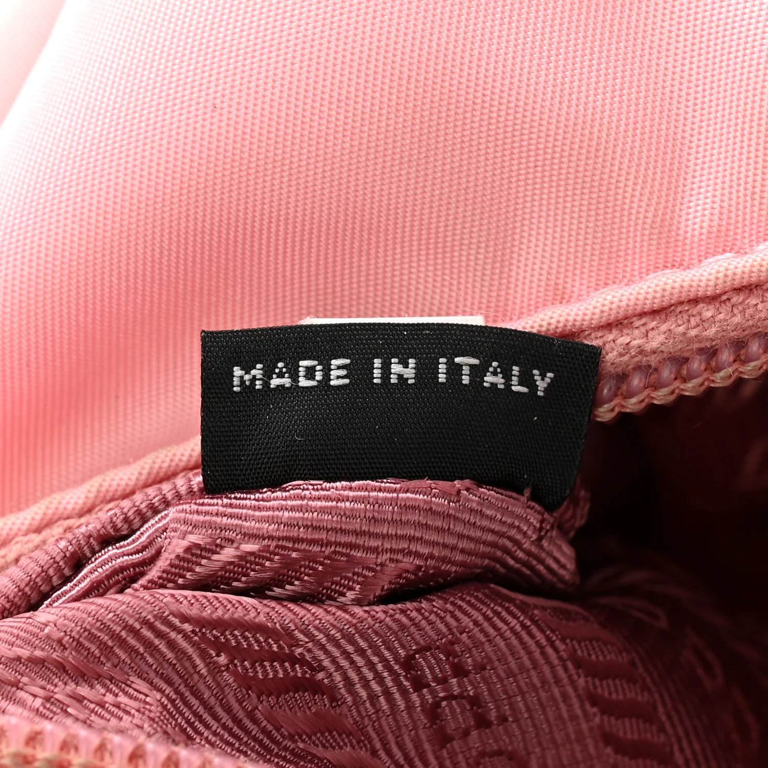 Tessuto Nylon Saffiano Mini Re-Edition 2000 Bag Rosa - Top Club