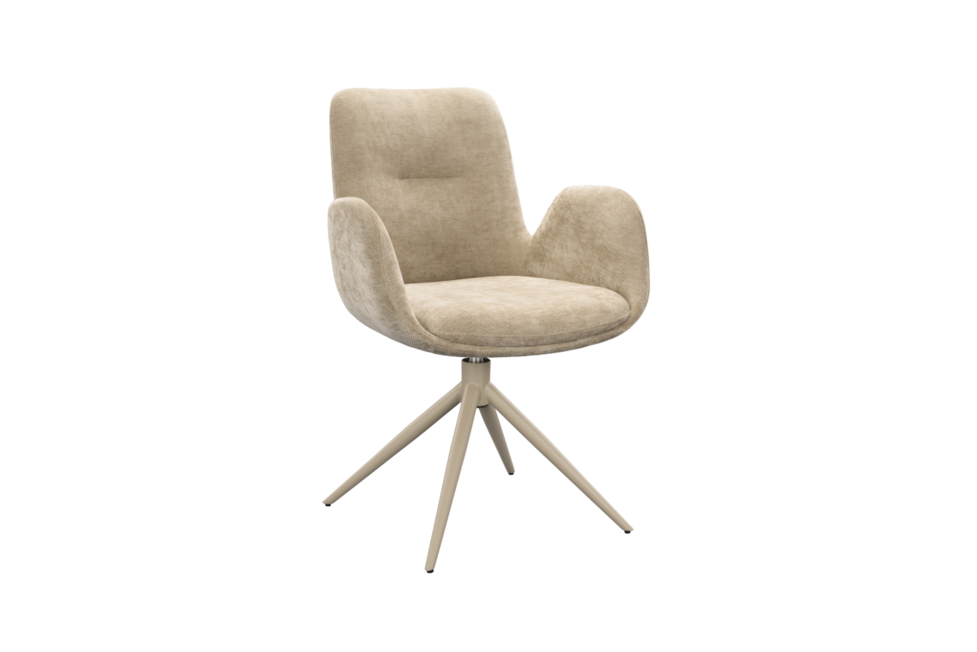 Pinguin draaistoel taupe