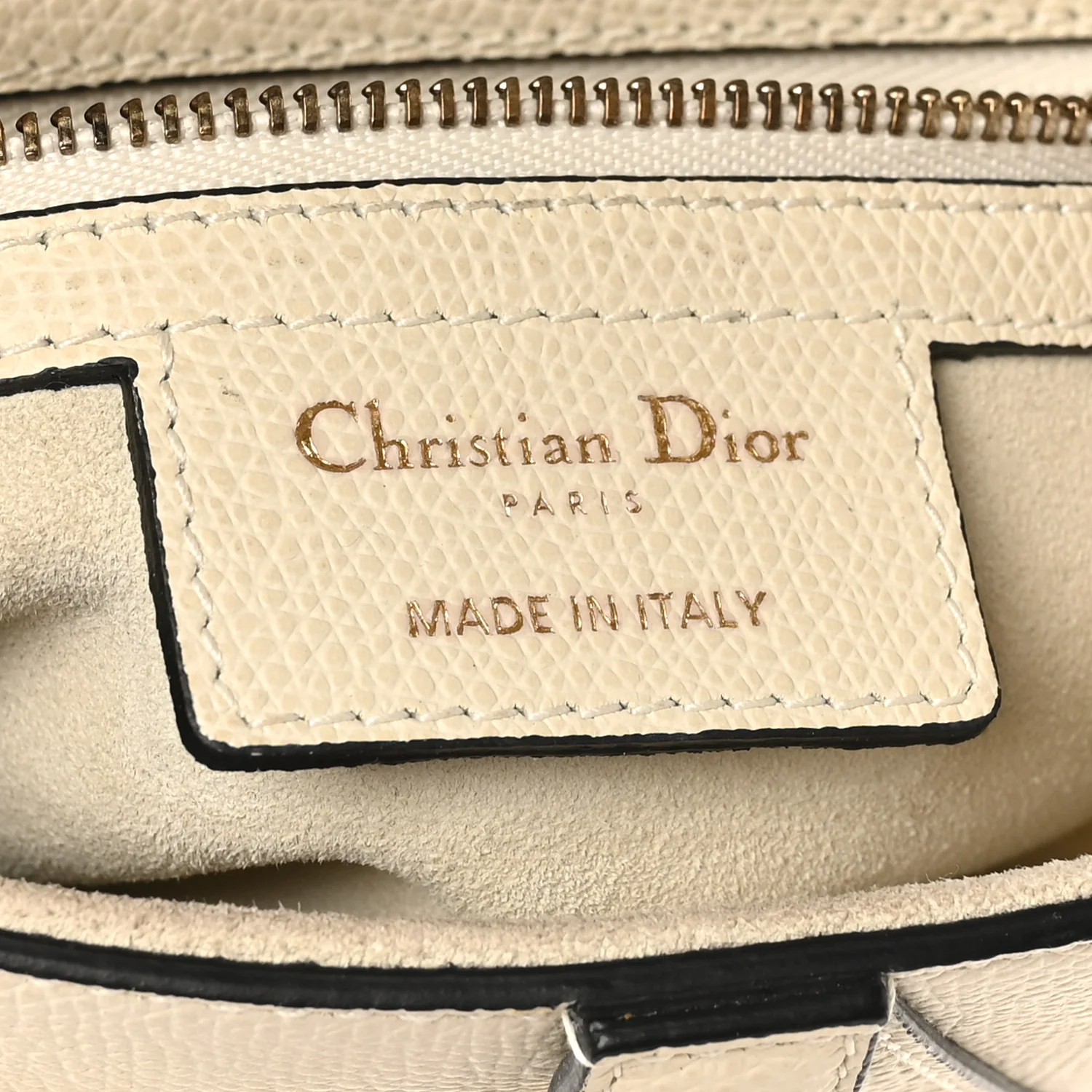 Grained Calfskin Saddle Bag White - Top Club