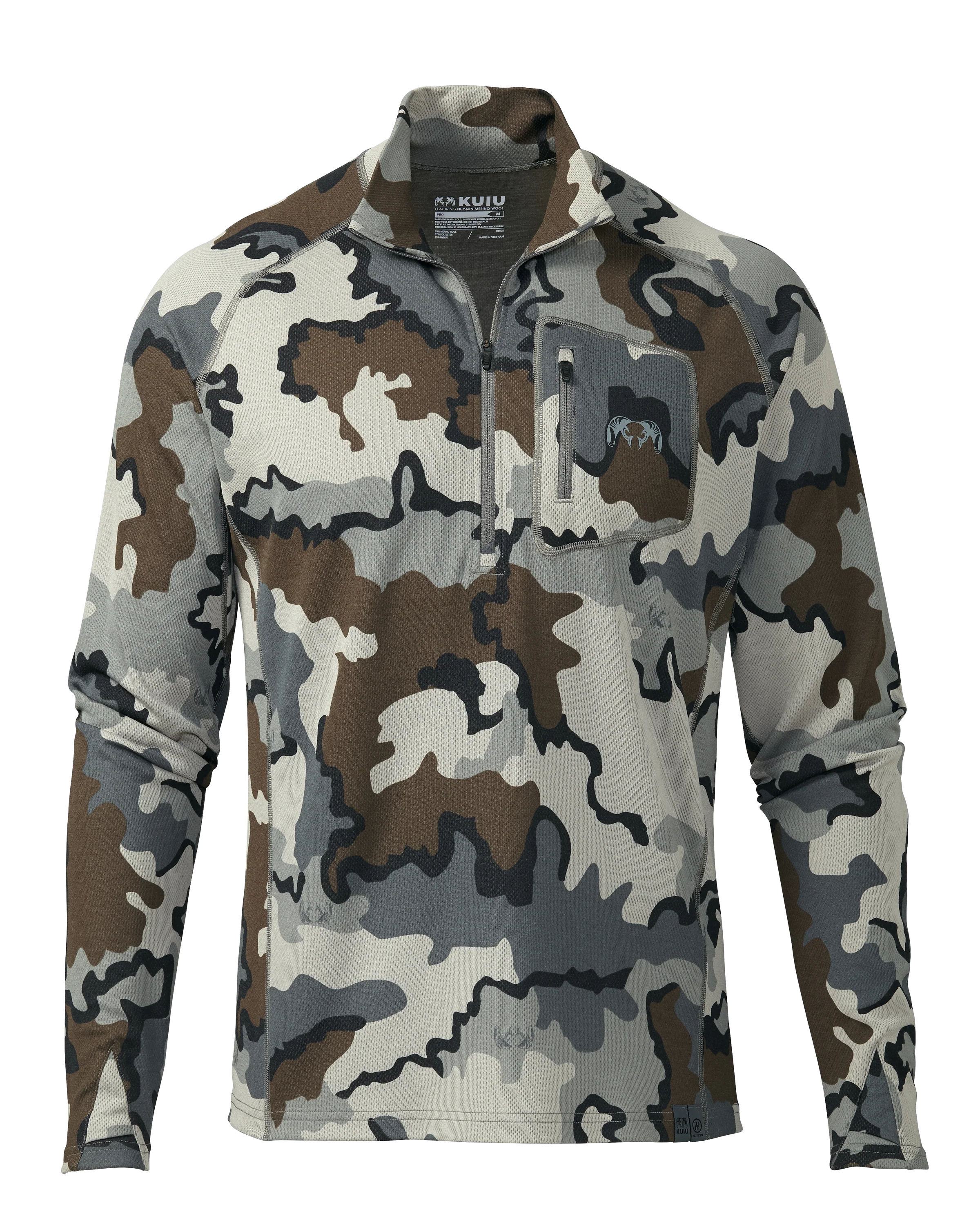 PRO Merino 200 Zip-T | Vias