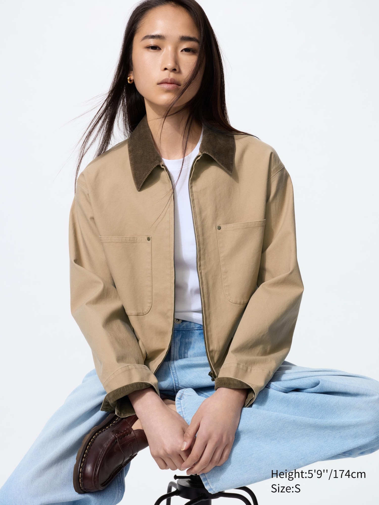 Zip-Up Short Jacket