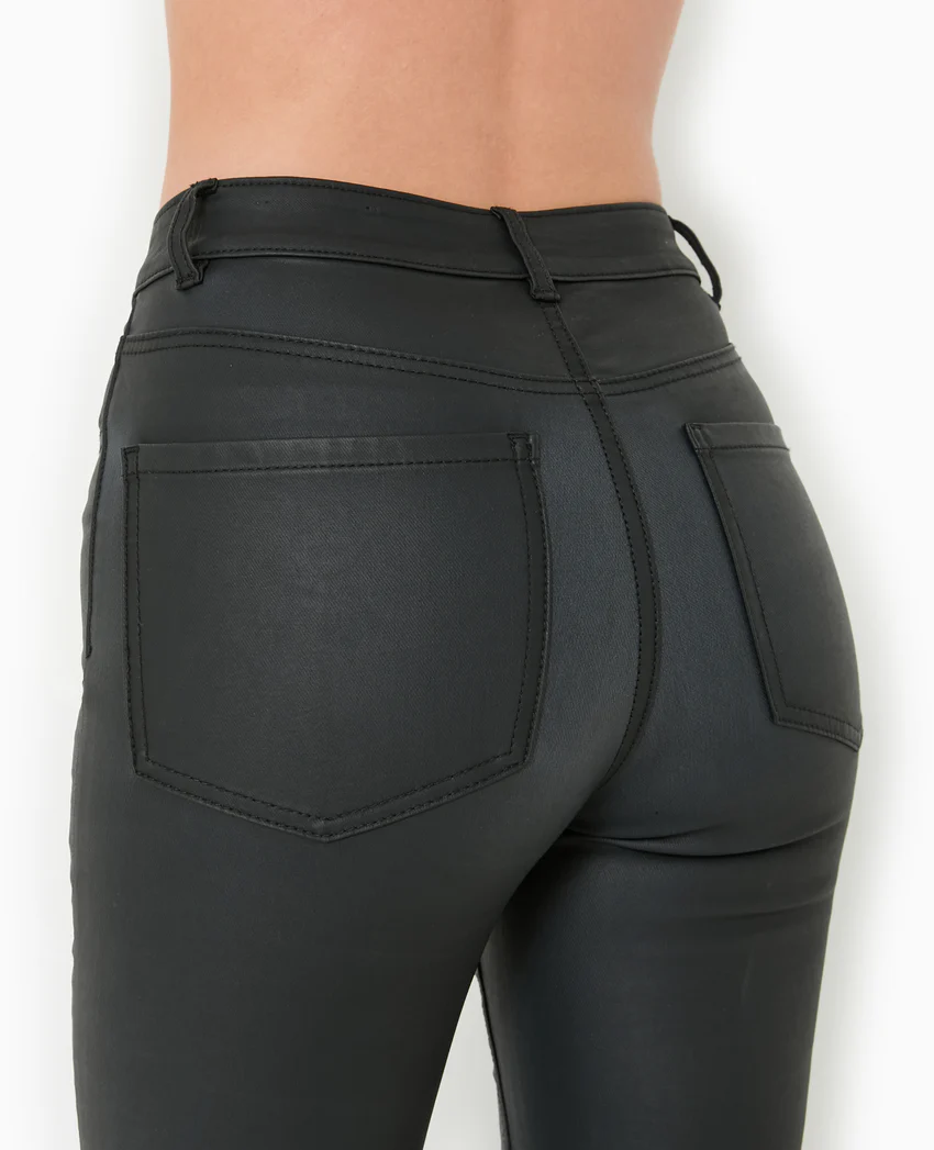 Pimkie Jean skinny enduit effet cuir