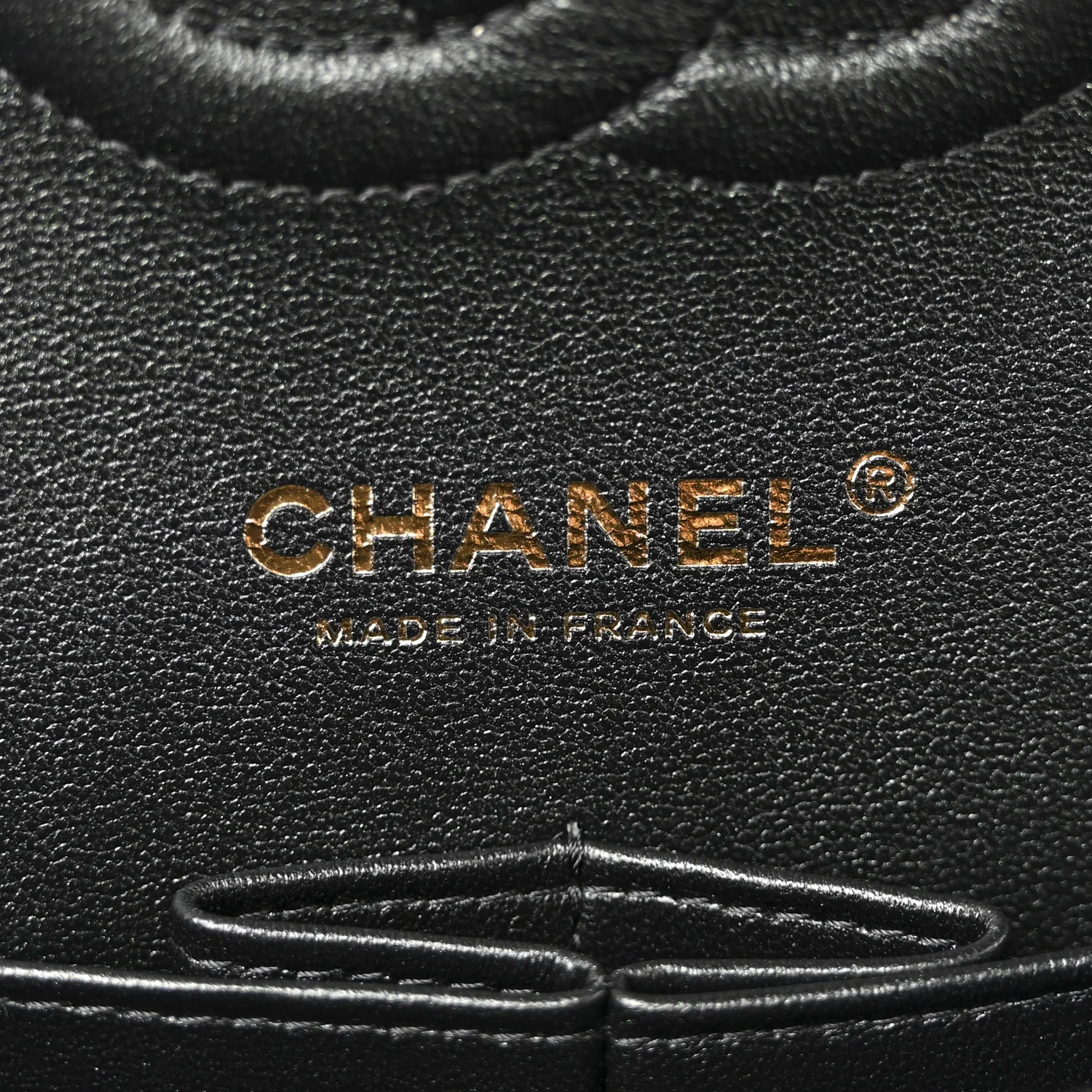 Iridescent Lambskin Quilted Medium Double Flap Black - Top Club