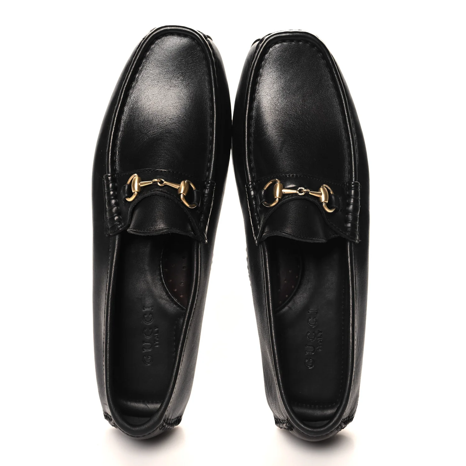 Calfskin Mens Horsebit Loafers 10 Brown