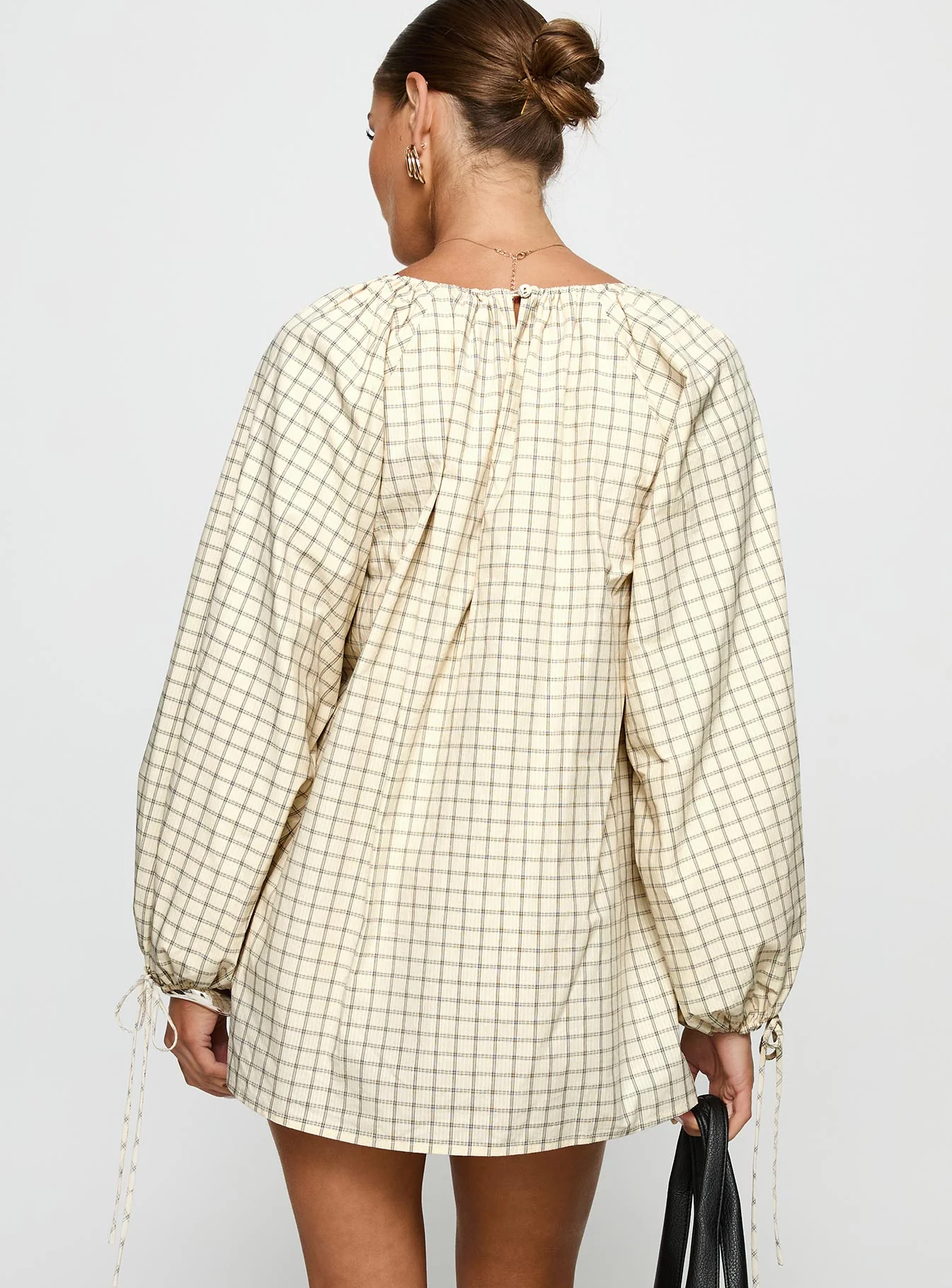 Preacher Playsuit White Check