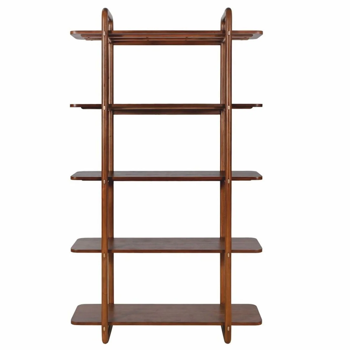 Luxury mahogany shelf cabinet brown 120 x H. 210 cm - luxury furniture