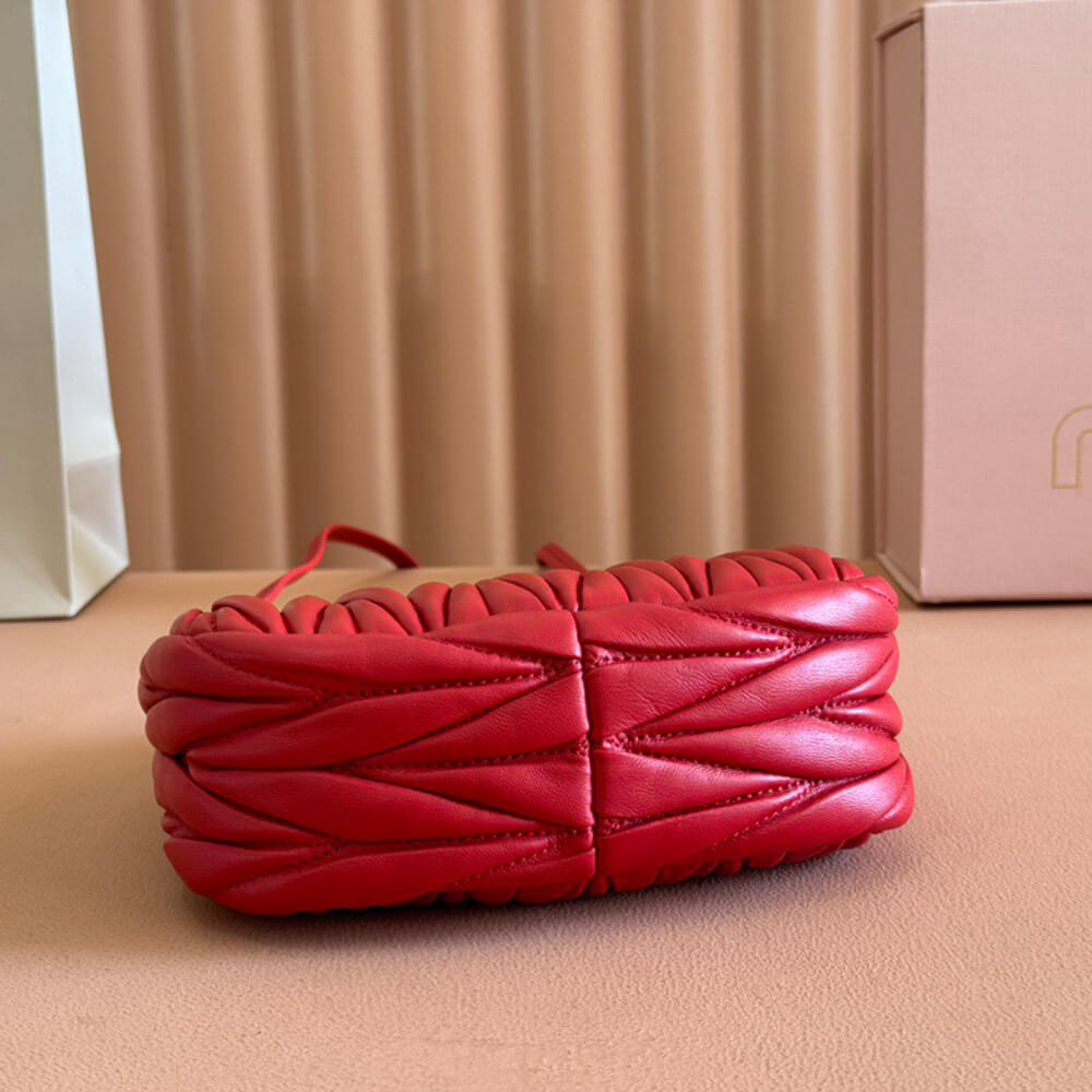 Mini Wander matelasse nappa leather hobo bag(high-end grade) - Top Club