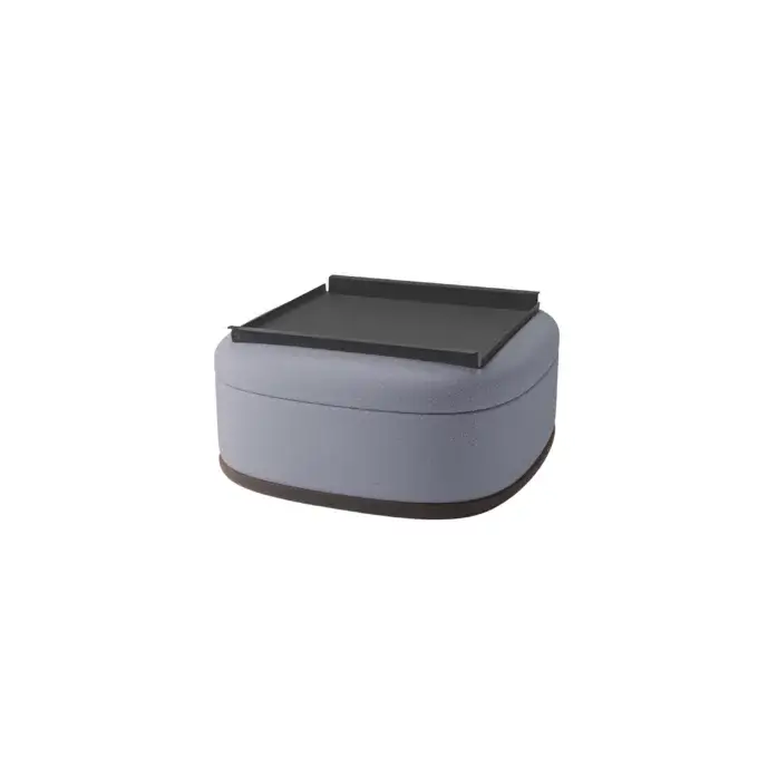 Dienblad Oni Hocker 60x60 cm - zwart
