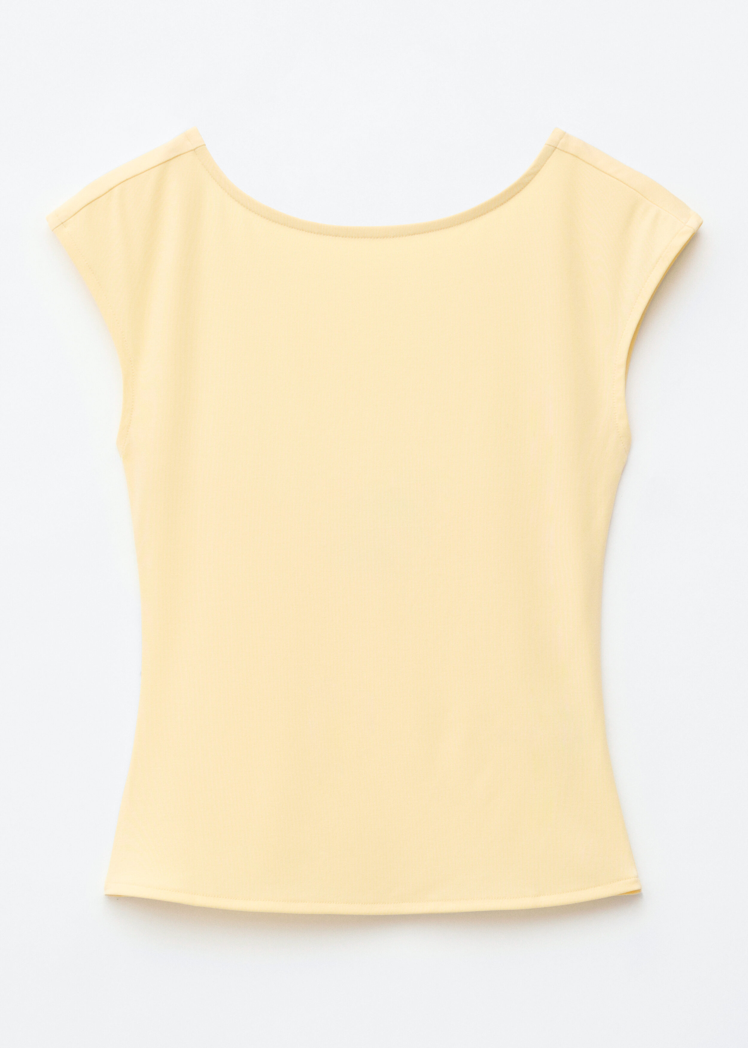 & Other Stories FITTED OPEN-BACK T-SHIRT