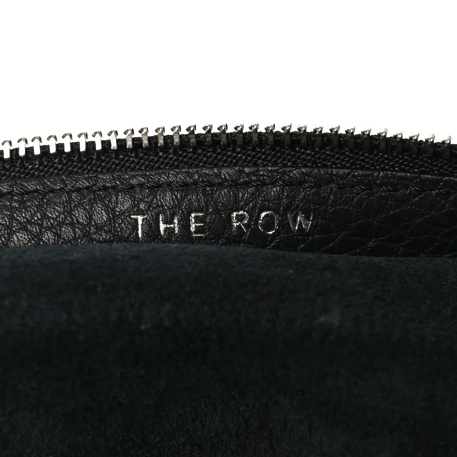 Grained Calfskin Large Slouchy Banana Bag Black - Top Club