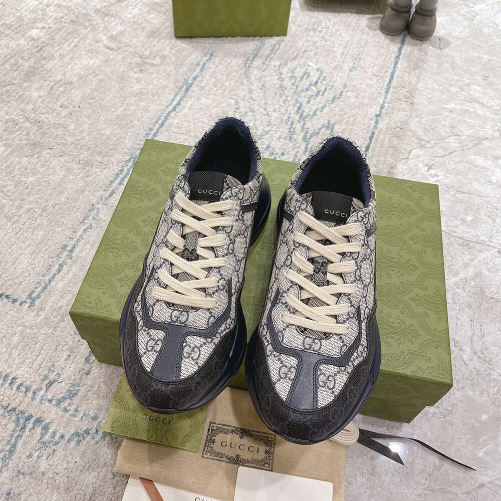 Gucci Multicolor GG Supreme Rhyton Sneaker - Top Club