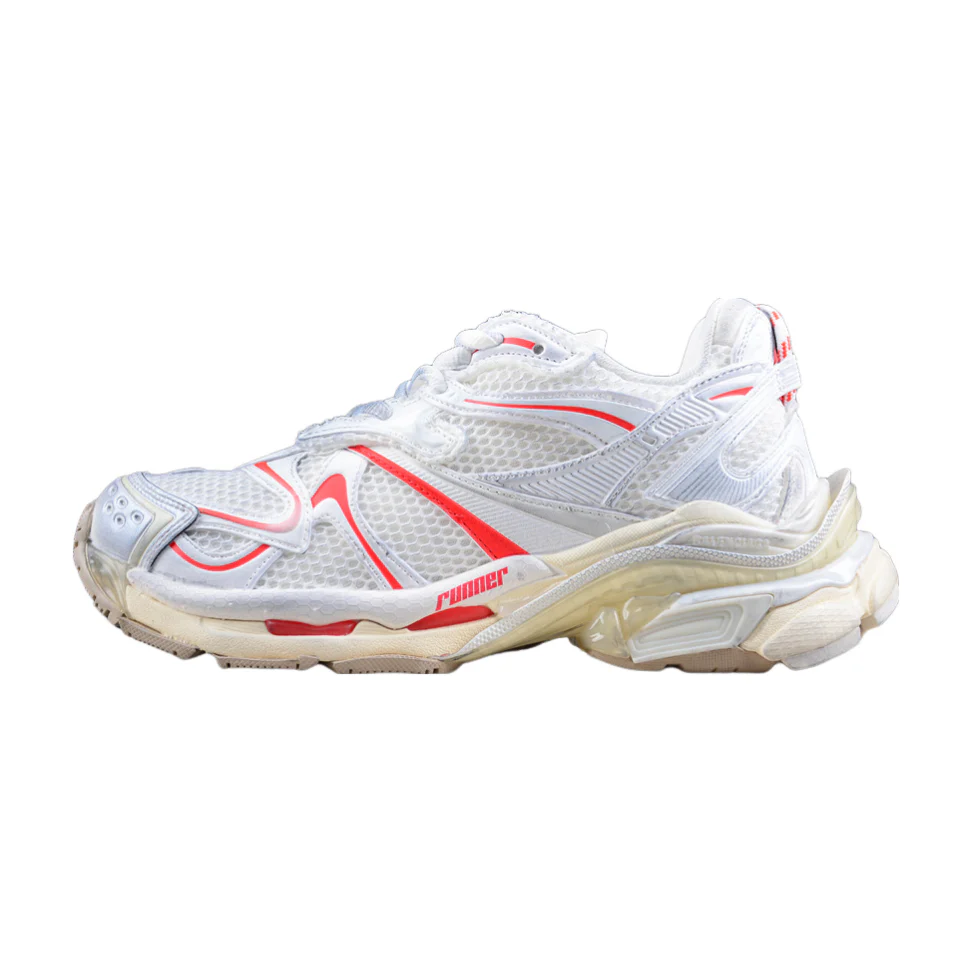 BALENCIAGA RUNNER x WHITE BEIGE RED - Sneaker Replica Workshop