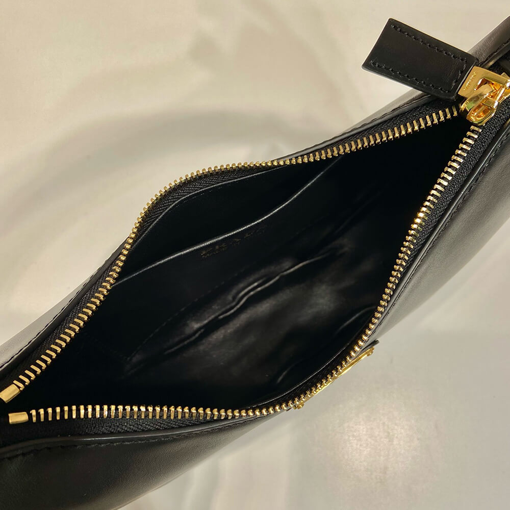 Prada Arqué small leather shoulder bag(HIGH-END GRADE) - Top Club
