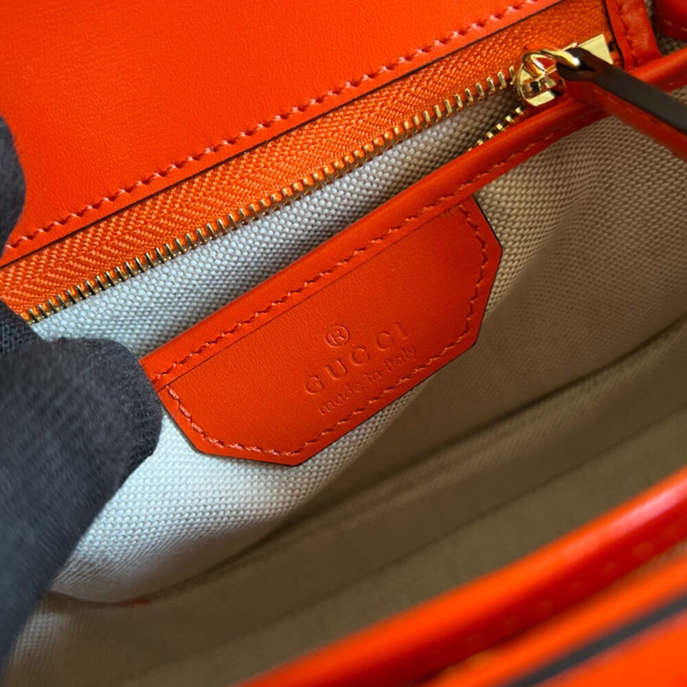 GUCCI BAMBOO 1947 JUMBO GG SMALL TOP HANDLE BAG - Top Club
