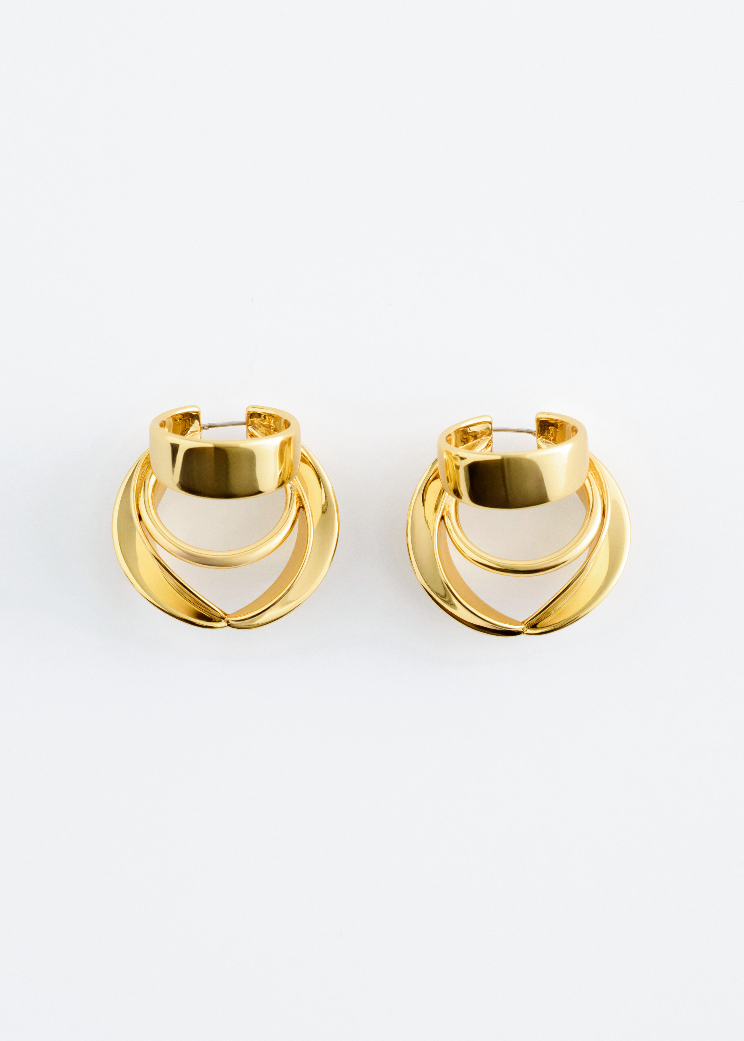 & Other Stories SCULPTURAL HOOP EARRINGS