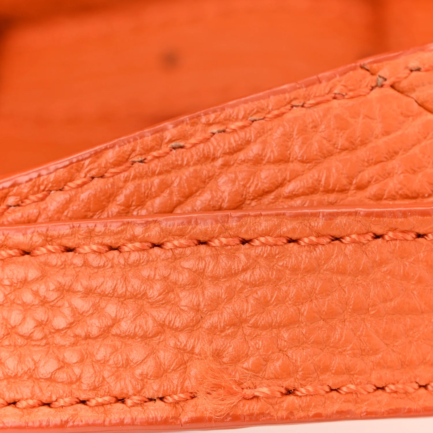 Textured Calfskin Mini Pashli Satchel Orange - Top Club