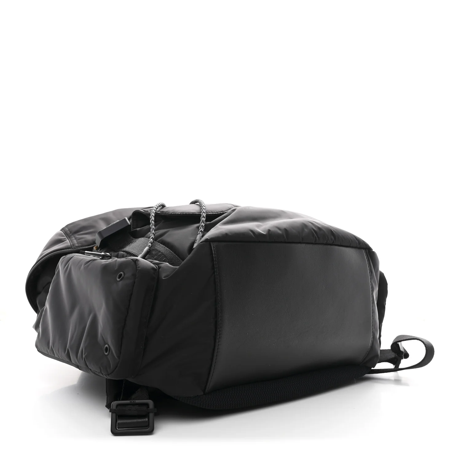Nylon Saddle Backpack Black - Top Club