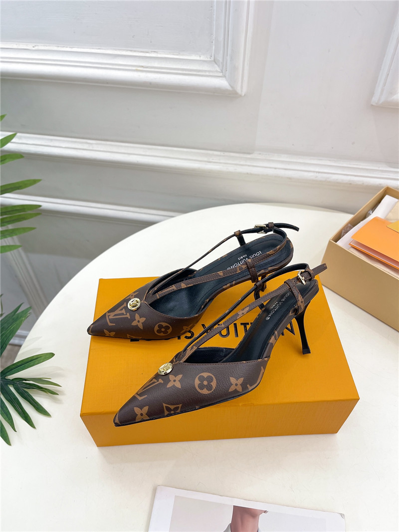 louis vuitton LV new metal buckle pointed toe shoes - Sneaker Replica Workshop