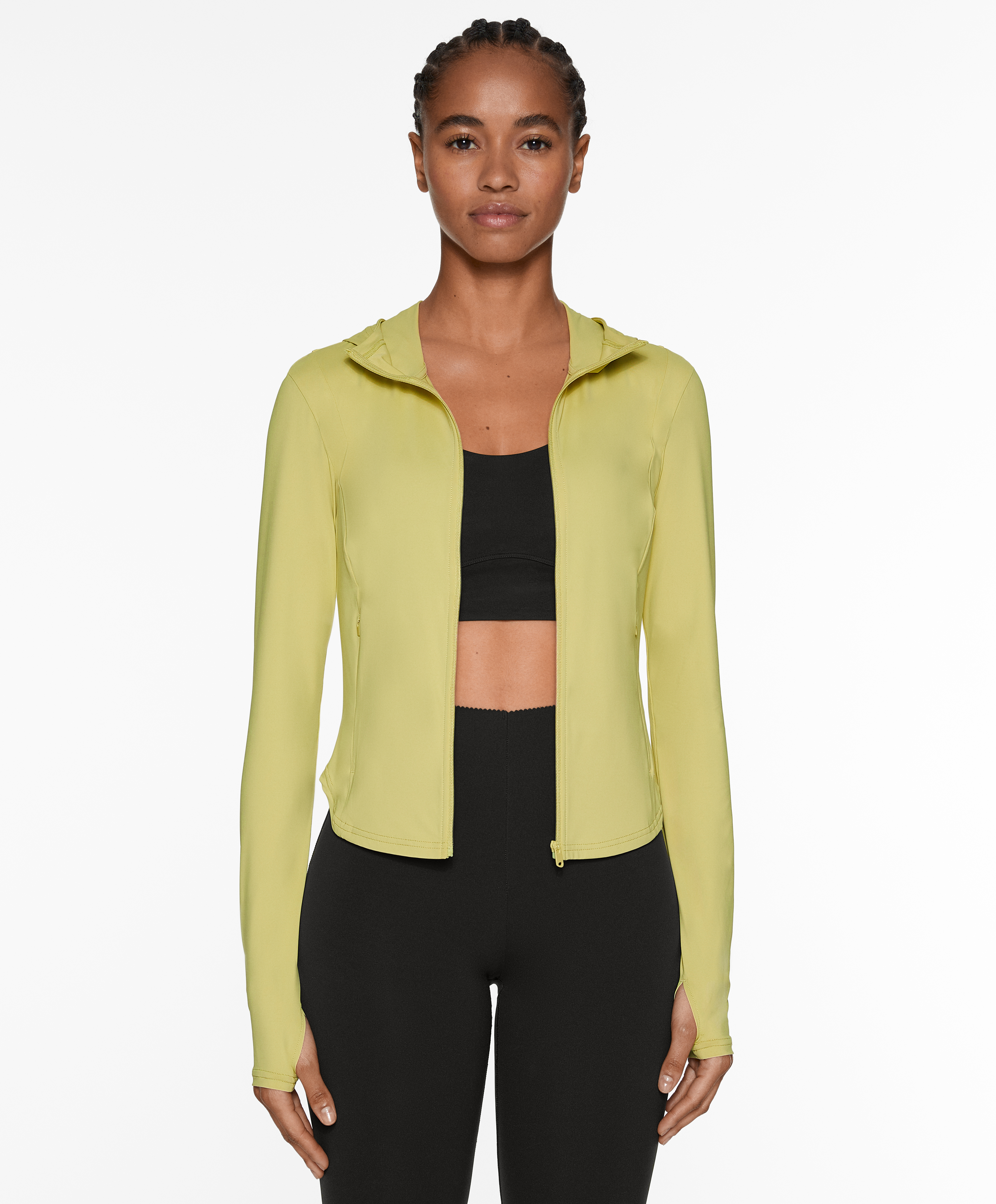 OYSHO Cool touch hooded technical jacket
