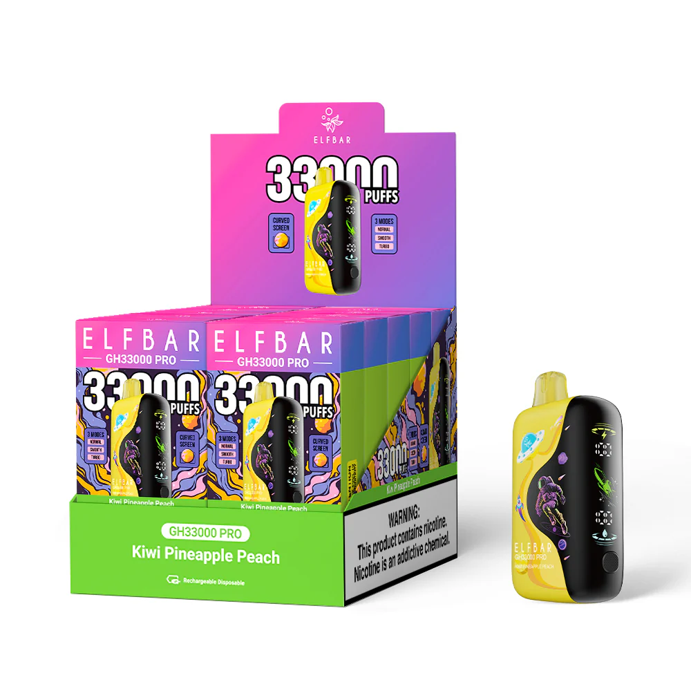 ELFBAR GH33000 PRO Rechargeable Disposable Vape (All Flavours)