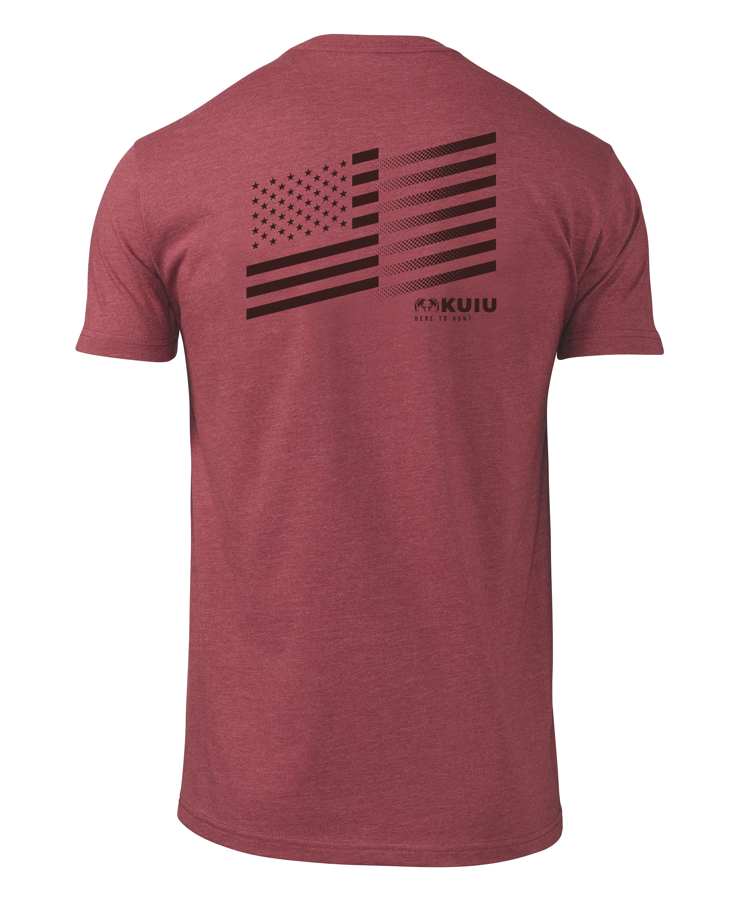 KUIU Solid Flag Fade T-Shirt | Cardinal