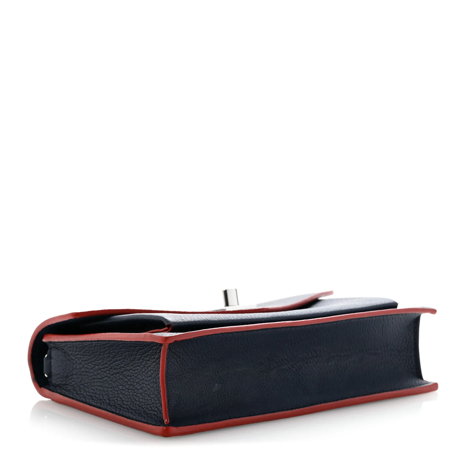 Soft Calfskin My Lockme Chain Pochette Marine Rouge - Top Club