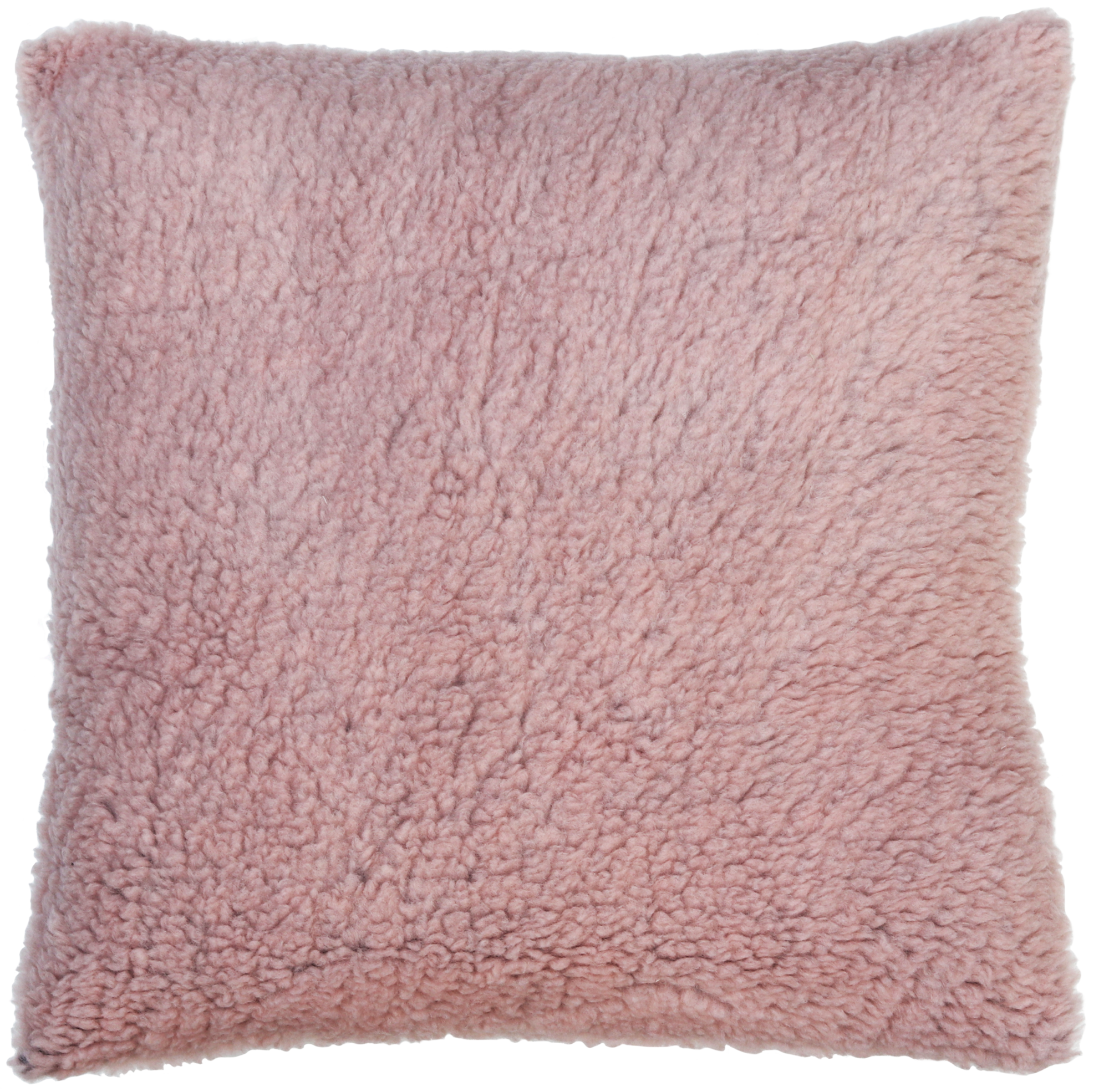 Kussen teddy oud roze